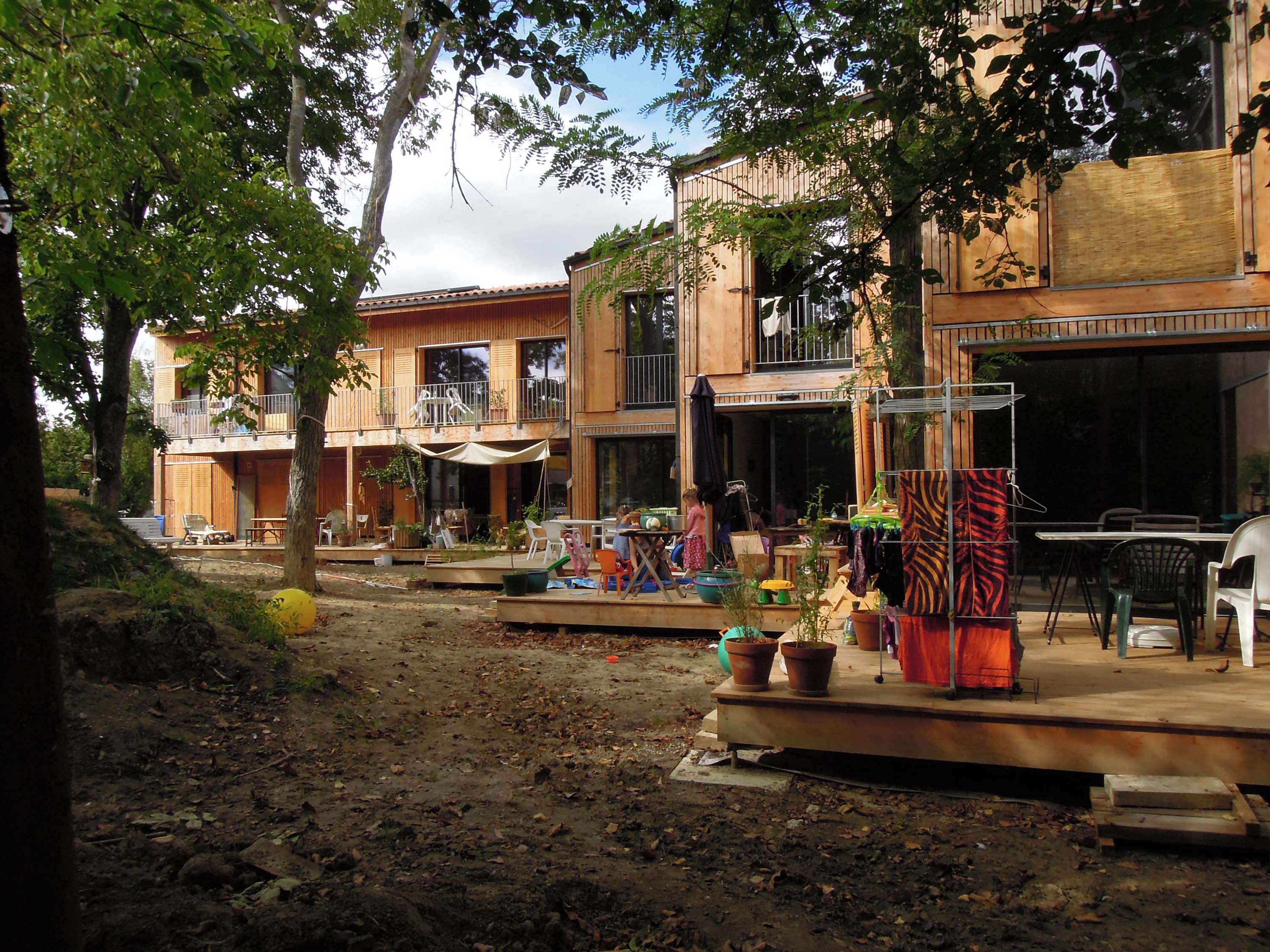 Illustration d'un projet d'habitat participatif réussi